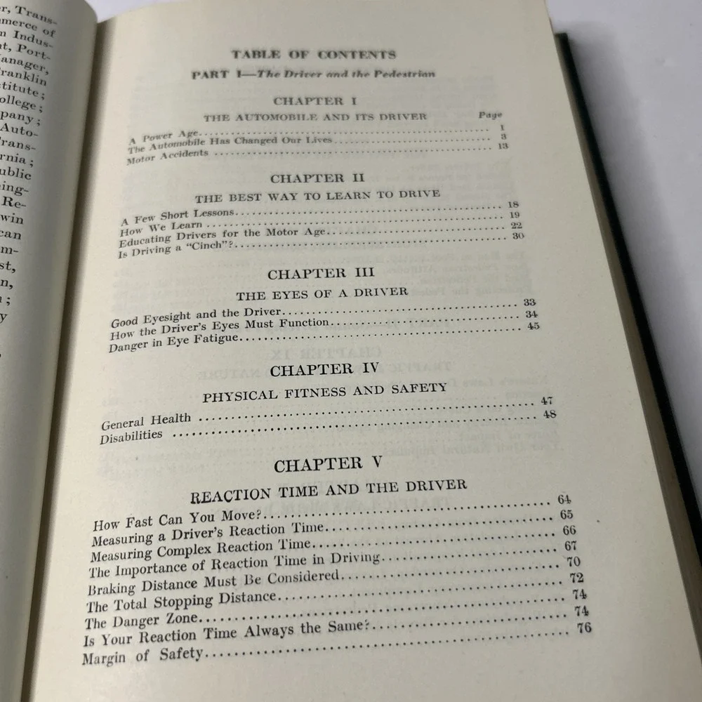 Vintage Book Sportsmanlike Driving Book American Automobile Association 2nd 1953